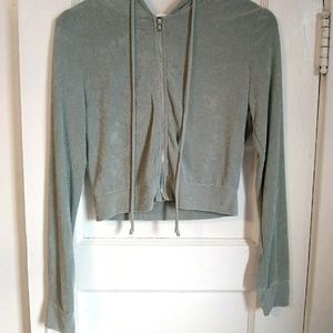 Sage Cropped Hoodie from Honey Punch